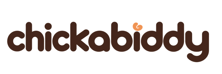 chickabiddy, with Biddy’s curl over the i in biddy